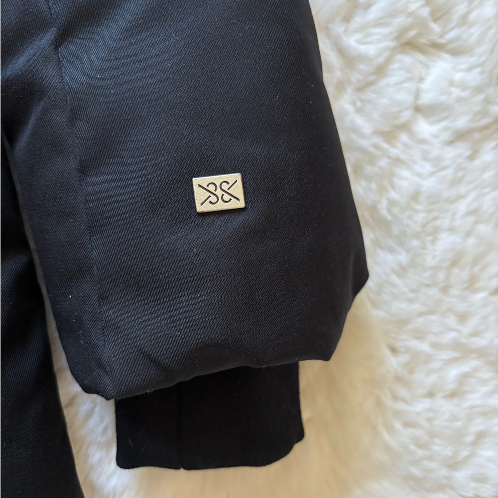 Soia & Kyo Black Puffer Coat with Fur Trim - Picture 9 of 11
